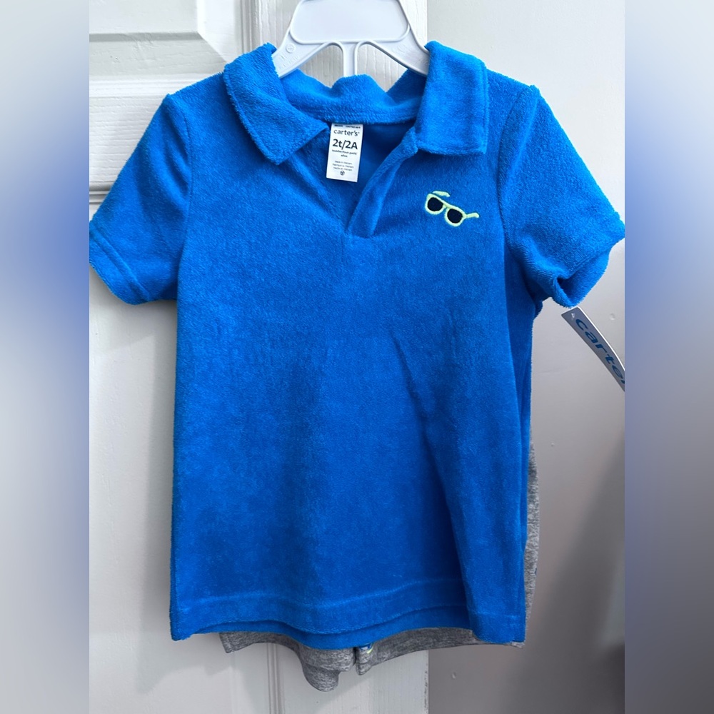 Carters 2T Blue Shirt